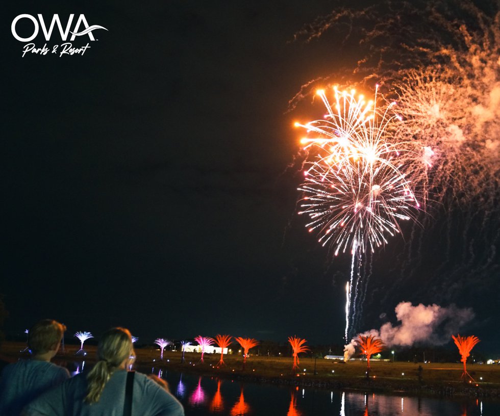 Fireworks Show OWA Parks and Resort